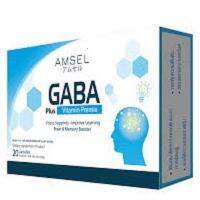 Amsel Gaba Plus ผ่อนคลายความเครียด เพิ่มสมาธิ เป็นสารสกัดจากธรรมชาติ 20 capx1กล่อง พร้อมส่ง