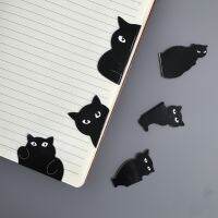 6/7pcs Cute Cartoon Black Cat Bookmark for Books Magnetic Page Clips Book Marker Unique Student Teacher Bookmark Reading Gift