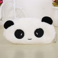 1Pc Cartoon Panda Pencil Case Soft Plush Pencil Pen Bags Cosmetic Makeup Bag Coin Holder Cute Purse Gifts School Supplies пенал Pencil Cases Boxes