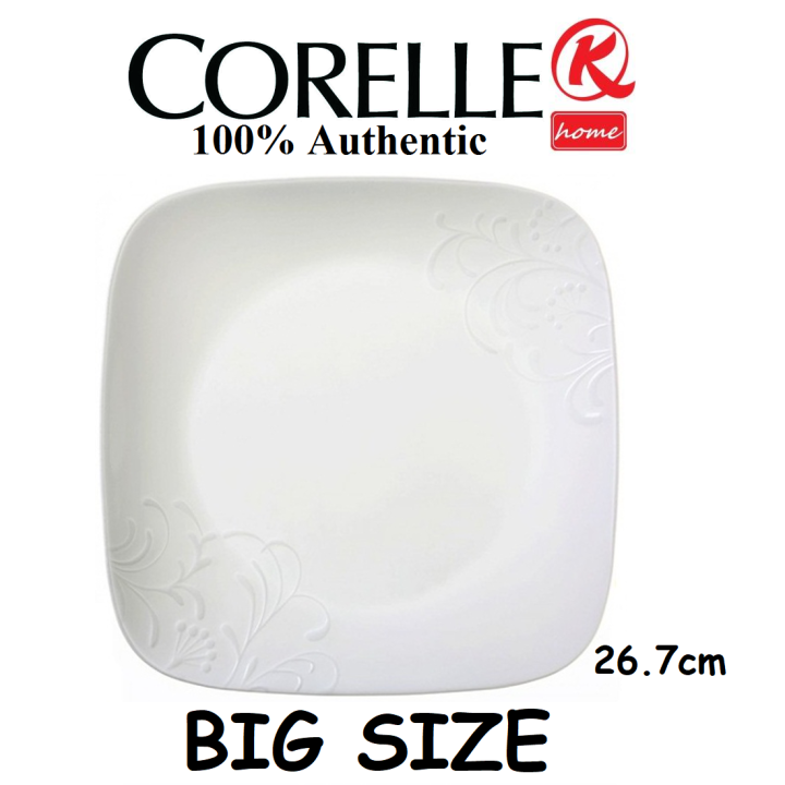 CORELLE Square Dinner Plate 26.7cm 1pc Boutique Cherish Lazada PH