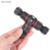 ?Best Buyle IP68ตัวเชื่อมต่อกันน้ำ T Shape 3 Pin 250V 24A CABLE Wire GLAND Sleeve Connect