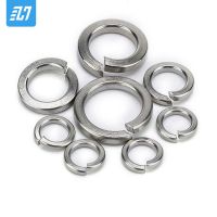 ✹ Spring Split Lock Washer Metal Round Elastic Gasket GB93 304/316 stainless steel M1.6-M30