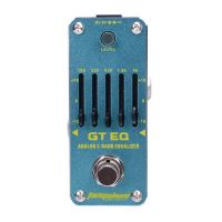 New AROMA AEG-3 GT EQ 5-Band Guitar Equalizer Mini Analogue Effect True Bypass+Free Connector