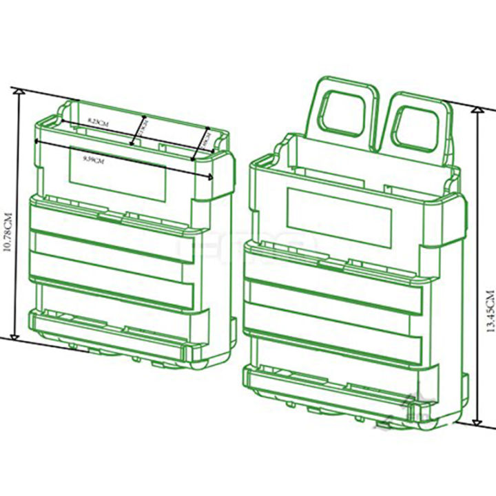 ยุทธวิธี-m4-5-56-fastmag-molle-กระเป๋าทหาร-wargame-fast-mag-ผู้ถือล่าสัตว์ปืนพกนิตยสาร-dump-กระเป๋า