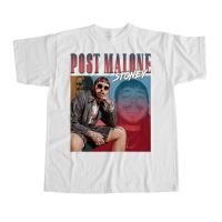 [New] [S-5XL]เสื้อยืดลายกราฟฟิก post malone สีขาว