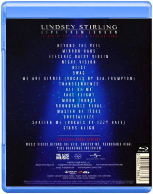 Lindsey Stirling live in London (Blu ray BD50)