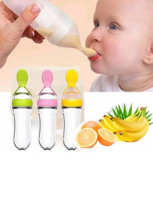 【cw】 Baby Bottle Feeder Dropper Silicone Spoons for Feeding Medicine Kids Toddler Cutlery Utensils Children Accessories Newborn ！