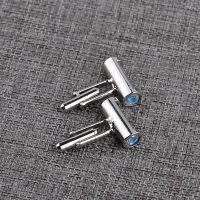 Silver Fashion Sand Leak Cufflinks Buttons For Men Lawyer Groom Wedding Father Decorations Crystal Shirt Time Cuff Links 5 Pair