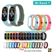 สายนาฬิกาข้อมือซิลิโคน แบบเปลี่ยน สําหรับ mi Band 7 Xiaomi Miband 7 【BYUE】