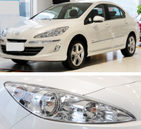 PEUGEOT 408 2009 2010 2011 2012 2013ไฟหน้าฝาครอบ/เปลี่ยนเลนส์/หัวเลนส์