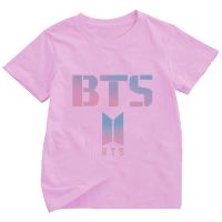 BTS New Children T Shirt Boys T Shirts Girls Short Sleeved Baby Tshirt Tops Kids Tees T-Shirts Clothing