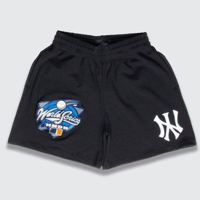 MLB New York Newera Shorts Unisex Mesh Above Knee US Style Athleisure Basketball Running Beach Shorts