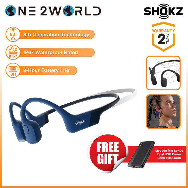 SHOKZ OpenRun Mini (AfterSHOKZ Aeropex Mini) Bone Conduction OpenEar