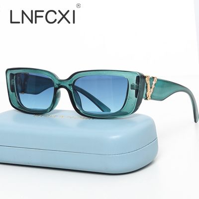 LNFCXI Vintage Small V Cat Eye Sunglasses for Women Men Retro Brand Designer Women Retro Sun Glasses Eyewear Oculos De Sol