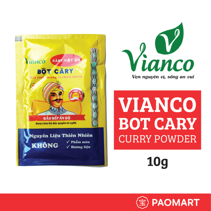 Vianco Curry Spice Powder from Vietnam 10g Lazada PH