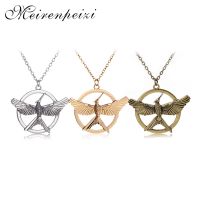 【CW】☊◄  Hunger Games 2 3 Necklace Logo Pendant Fashion New Hot Movie Jewelry Men Kids Children