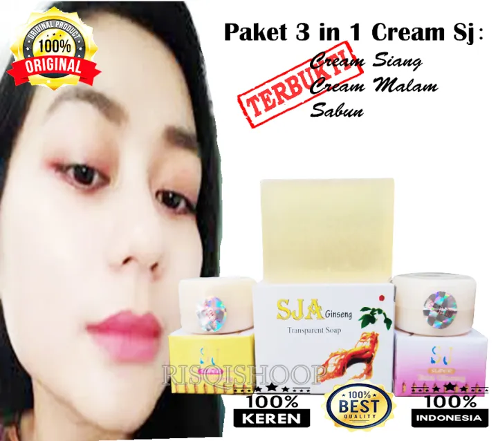 Paket Cream Sj Original Paket Cream Sj Krim Sj Cream Glowing Krim