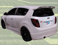 ***งานไม่มีสี***สเกิร์ตหลังสำหรับรุ่น  CHEVROLET SONIC ปี 2012 (5D)ทรง Z-Sport (V.3)