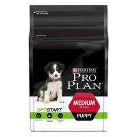 Pro Plan Medium Breed Puppy Food Complete Formula 2.5 Kg (1 bag) อาหารลูกสุนัข พันธุ์กลาง อายุหลังหย่านม-2ปี