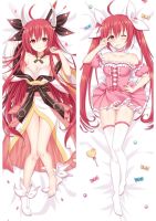 (ถ้ากำหนดเองติดต่อเรา) วันที่สด Yoshino ปลอกหมอนอิง Otaku Waifu ปลอกหมอนมังงะสาวอะนิเมะ Dakimakura เตียงนอนตกแต่งกอด (Jus