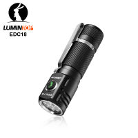 Lumintop EDC18 18650 flashlight 2800Lumens Side switch Anduril UI with magnetic tail and diffuser working flashlight