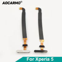 Aocarmo สำหรับ Sony Xperia 5 / X5 J8210 J9210 สวิตช์เปิด/ปิดเซ็นเซอร์ลายนิ้วมือปุ่ม Touch ID Ribbon Flex Cable Replacement-DFGN STORE