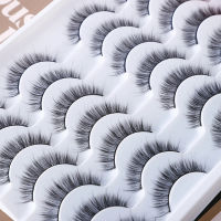 14คู่ขนตาปลอมหนานุ่มธรรมชาติ3D Faux Mink Lash Volume Long Fluffy Wispy Dramatic Eyelash Extension ขายส่งแต่งหน้า