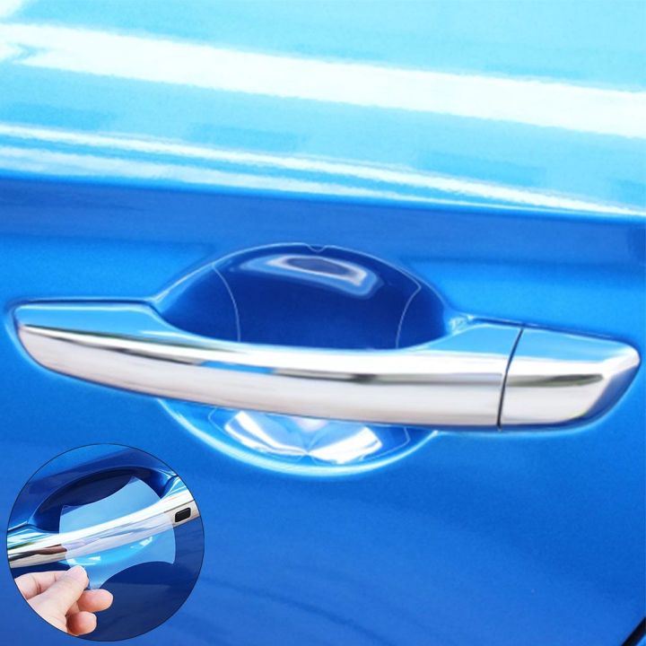 ARCHER LEVEL72EL0 5Pcs/Set PVC Paint Surface Film Invisible Transparent Auto  Accessory Car Door Stickers Anti-Scratch Resistant Handle Protective Film