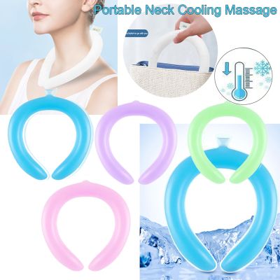▲❁☑ Neck Cooler Portable Wearable Cooling Neck Wraps Reusable Neck Cold Ice Pack Massager For Neck Cooling Care for Summer