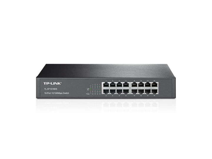 tp-link-sf1016ds-16-port-10-100-mbps-unmanaged-switch-ของแท้-ประกันศูนย์-lifetime-warranty