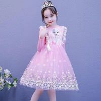 CUI YI SHOP 2 and winter girls dresses childrens tutu 8 Frozen fashionable autumn dress