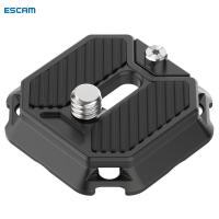 ESCAM FALCAM 2401 F38 CNC อะลูมินัมอัลลอยกล้อง Deflection Quick Release Plate