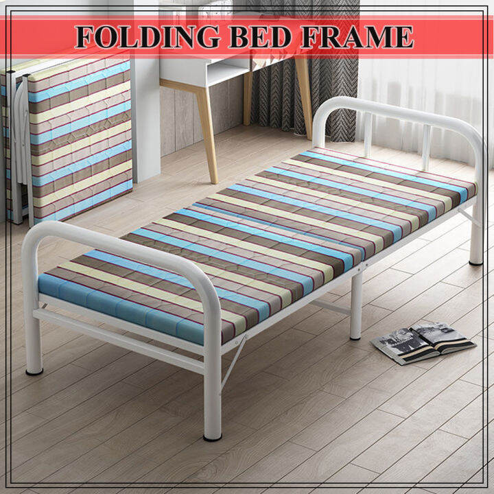 SPACE SAVING HIGH QUALITY PORTABLE FRAME SPACE SAVING FOLDING BED FOR ...