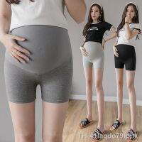 ☽▫ↂ Fino algodão maternidade curto leggings cuecas sem costura barriga roupas de casa mulheres grávidas calças gravidez verão