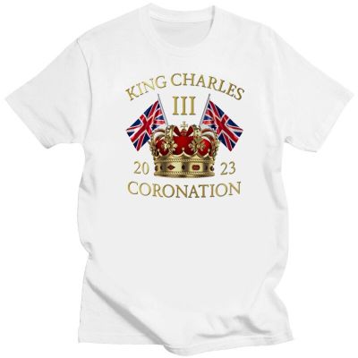 Charles III King ราชาภิเษก6th พฤษภาคม2023ฉลองแฟชั่นใหม่ผ้าฝ้าย100% ฤดูร้อนคอกลมราคาถูกขายส่งตลกเสื้อยืดแบรนด์2023เสื้อยืดผู้ชาย Xs-3xl ป๊อปยูนิเซ็กส์