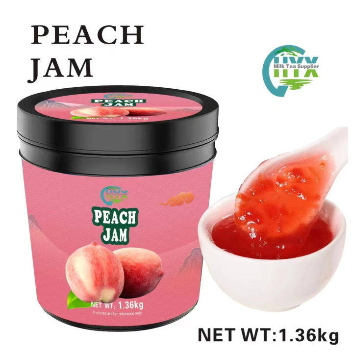 Hyx Peach Jam Fruit Tea Walling Toppings Spreads Drinks Smoothie