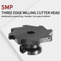 เครื่องตัดมิลลิ่งขอบสามด้าน SMP 06/08/12 63mm-125mm FMB22 MPHT YBG302 T-Slot Milling Cutter Tools Head For Milling Inserts