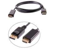 1.8M / 3M 5M  DisplayPort แสดงพอร์ต DP ชายไป HDMI ชาย M/M สายอะแดปเตอร์
