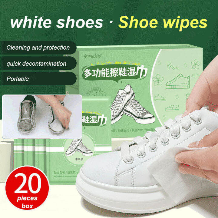 W Individually Packaged Wet Wipes for Easy Shoe Cleaning During Outdoor