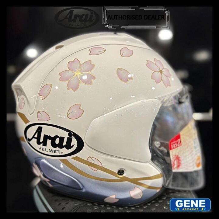 ARAI VZ RAM Sakura White Open Face Jet Helmet 100% Original From ...