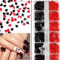 อะไหล่ตกแต่งเล็บ พร้อมส่งทุกวัน กลิตเตอร์ข้าวหลามตัด ดอกจิก รูปไพ่ Nail Art กลิตเตอร์ติดเล็บ Nail Decorations