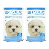 (ส่งฟรี)Esbilac Puppy Milk Replacer Powder 340g (2 Cans) นมผงสำหรับลูกสุนัข แรกเกิด - อายุ 6อาทิตย์ 340 กรัม (2 กระป๋อง)