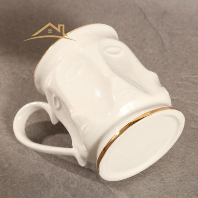 Creative Fashion Face Mug 350ml Office Light Luxury Ceramic Cup Living Room Home Exquisite Coffee Cup Hot water cup