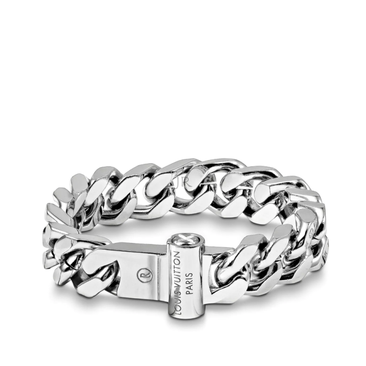 Louis Vuitton LV Chain Links Bracelet - Silver-Tone Metal Link