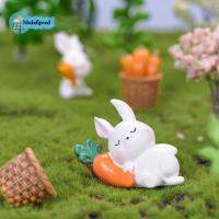 HBDX เครื่องประดับ DIY งานฝีมือรูปการ์ตูนน่ารักรูปลูกแมวของเล่นสำหรับเด็กรูปสัตว์ขนาดเล็กภูมิทัศน์สวนนางฟ้าบอนไซรูปสัตว์ที่กำลังนอน