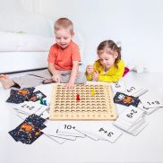 Daivi cho trẻ em Đồ chơi tương tác suy nghĩ Trò chơi đồ chơi toán học gỗ