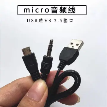 QVS 3.5mm Male to 3.5mm Male 3-Ring Mini-Stereo Audio Cable 6 ft. - Black -  Walmart.com