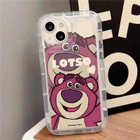 For IPhone 11 Pro IPhone Case Silicone Soft Case Pink Bear Shockproof Case Cute Style for IPhone 13 Pro Max