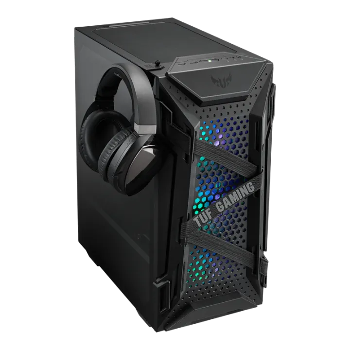 ASUS TUF Gaming GT301 ATX mid-tower compact case with tempered glass side  panel Rgb Fan | Lazada PH
