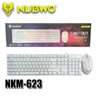 NUBWO NKM 623 ชุดไฟทะลุอักษร Keyboard+mouse combo set SAVITAR